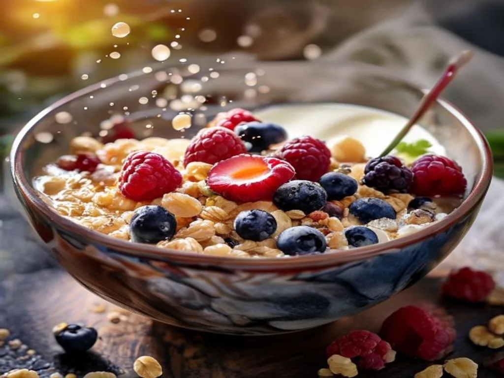 Warm Buckwheat Bowl with Berries