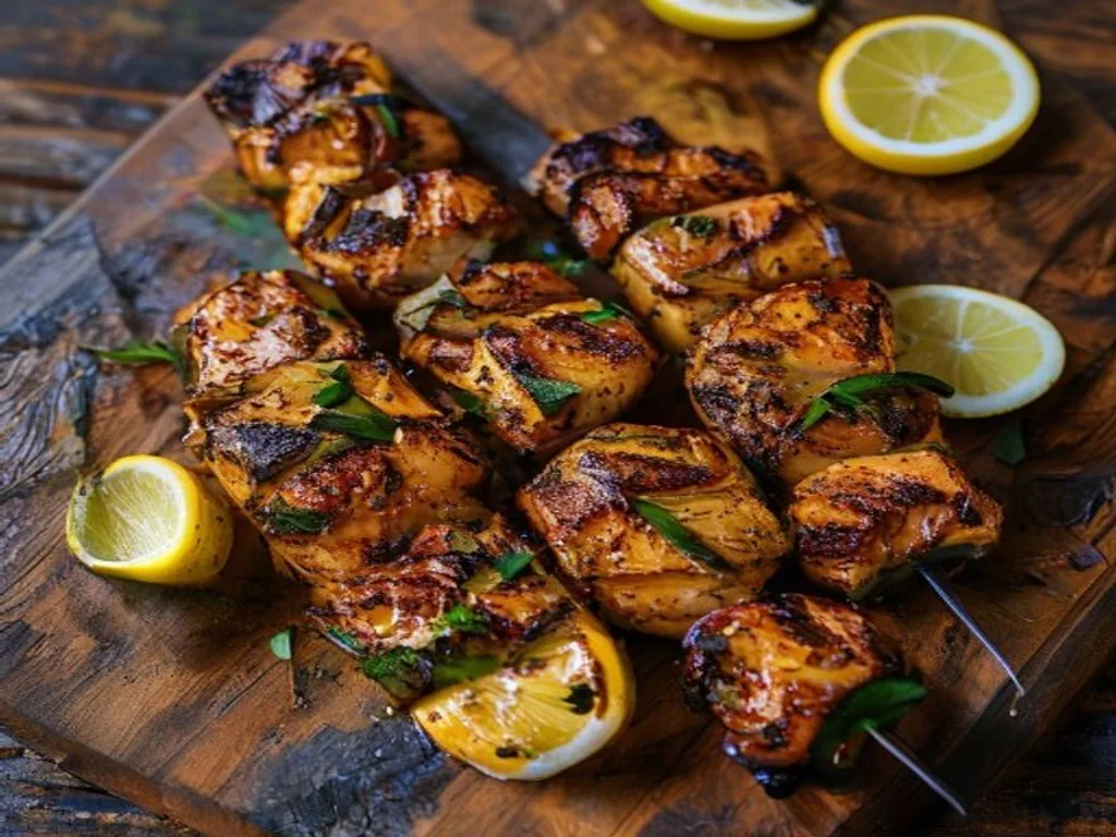 Chicken & Veggie Kebabs