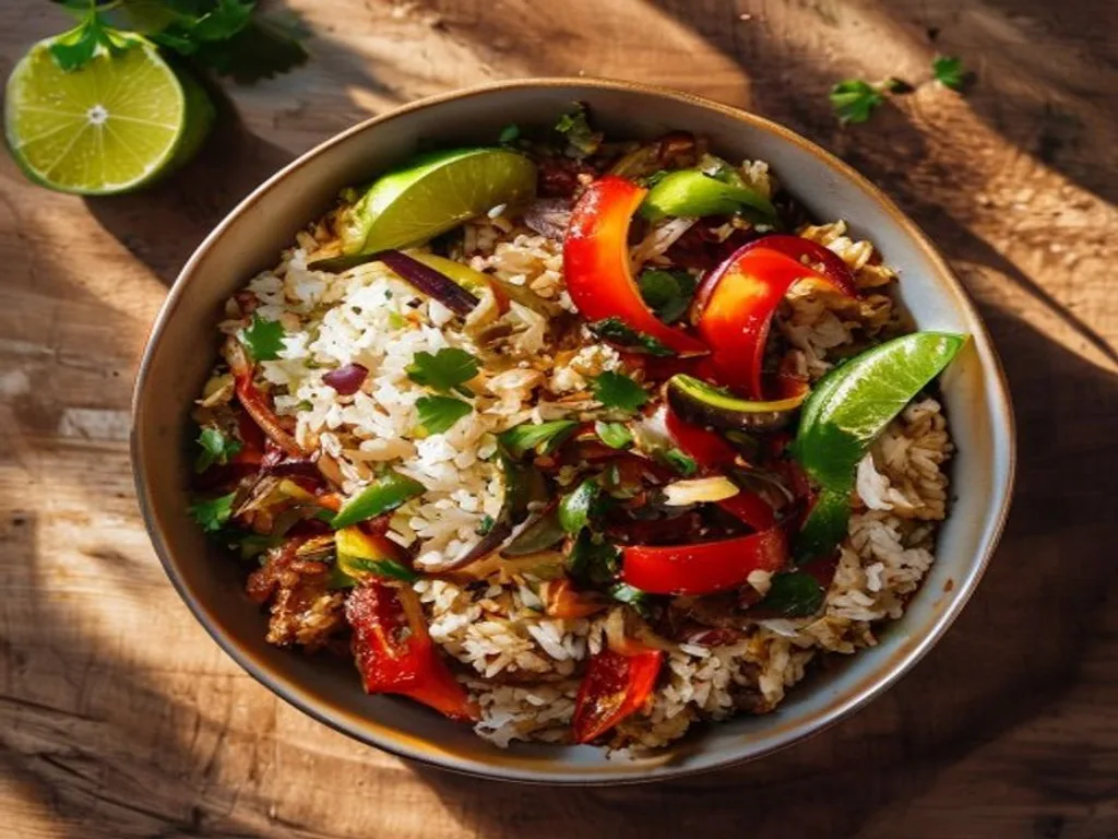 Fajita Chicken Rice Bowl