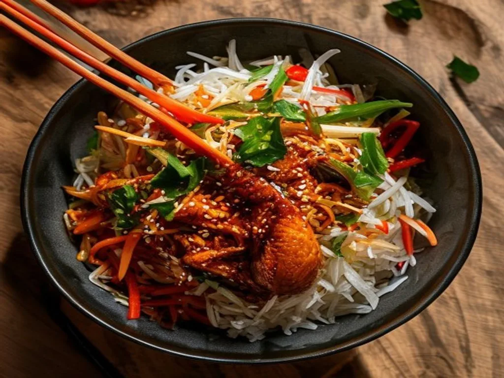 Ginger Turkey Rice Stir-Fry