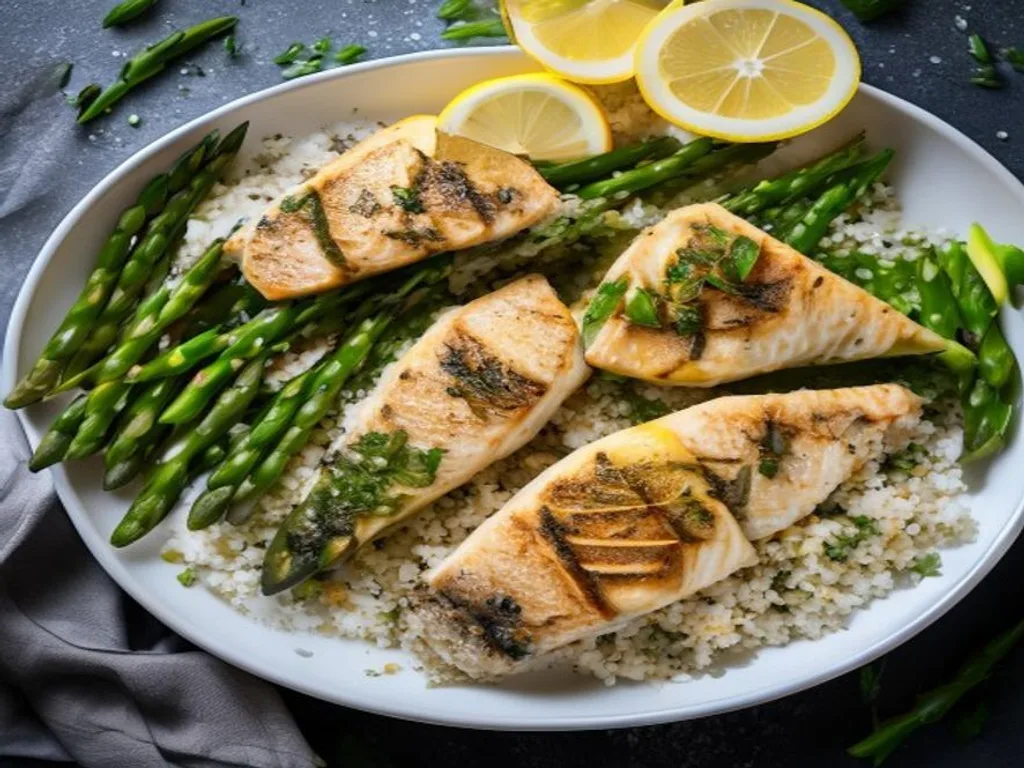 Lemon-Garlic Tilapia with Quinoa