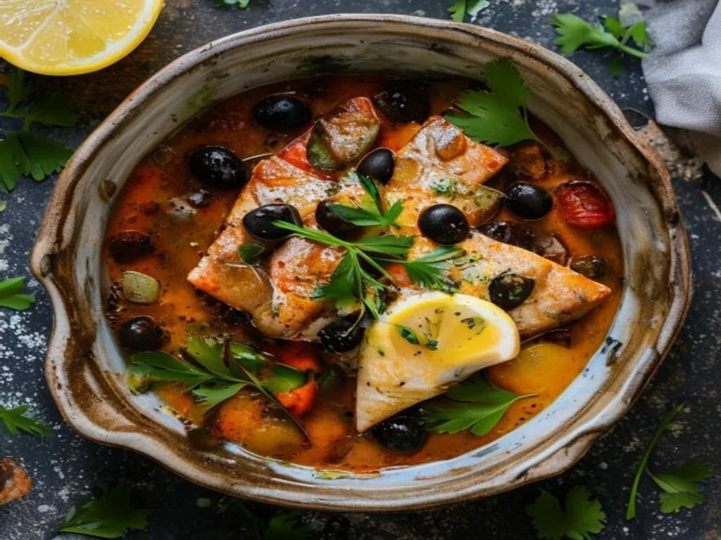 Mediterranean Baked Cod