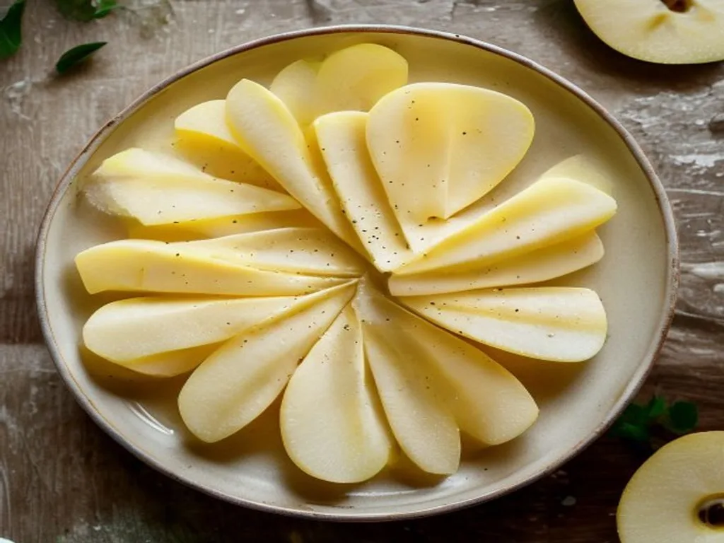 Pear with Cheddar