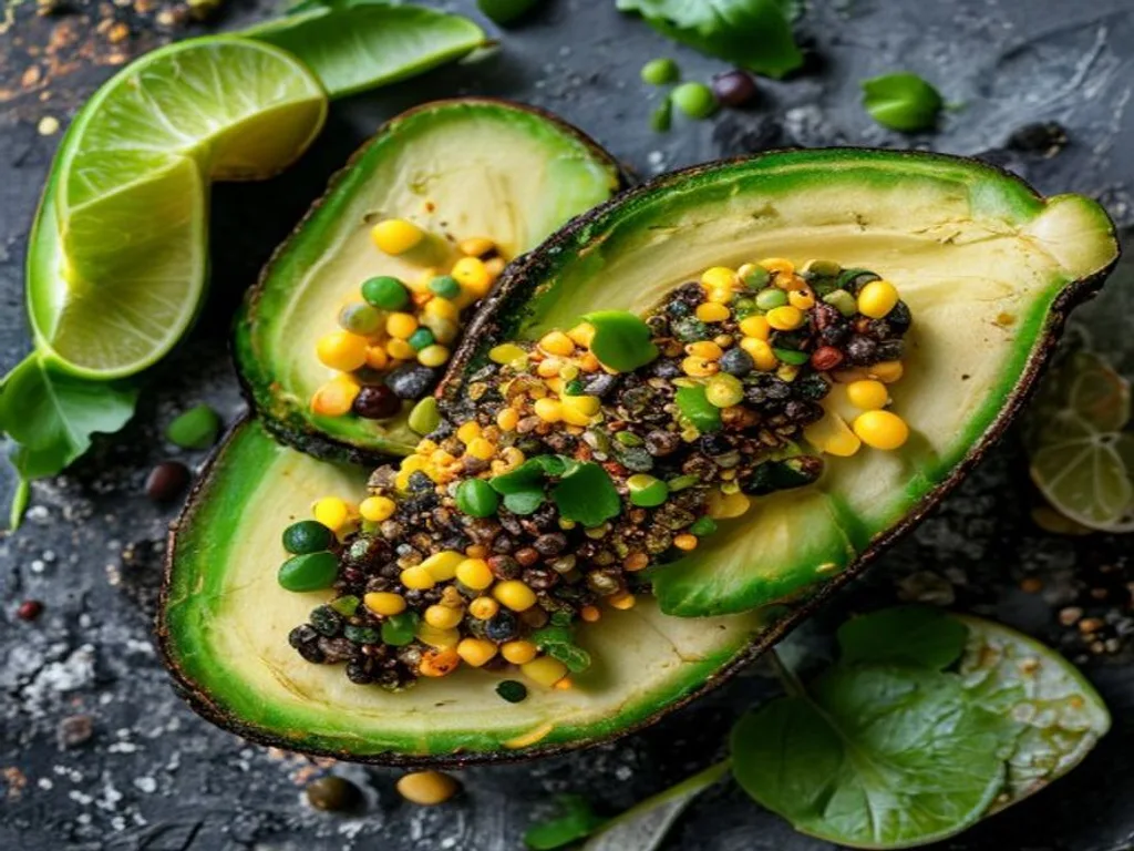 Quinoa-Stuffed Avocado Boats