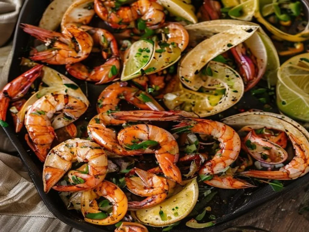 Sheet-Pan Shrimp Fajitas