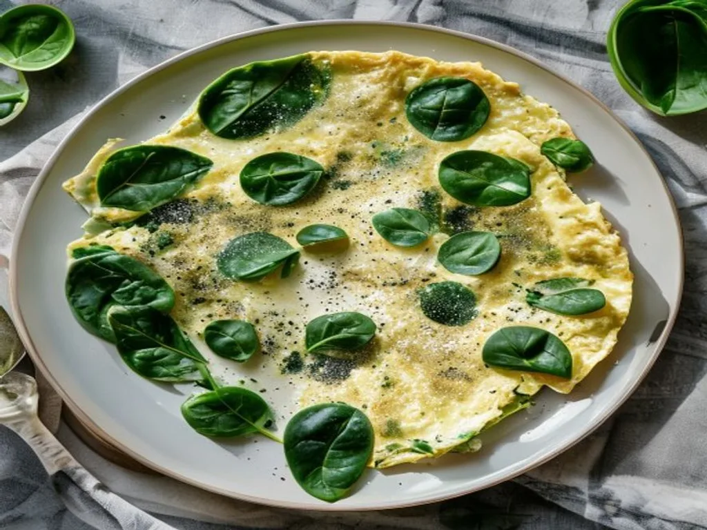 Spinach & Feta Omelette