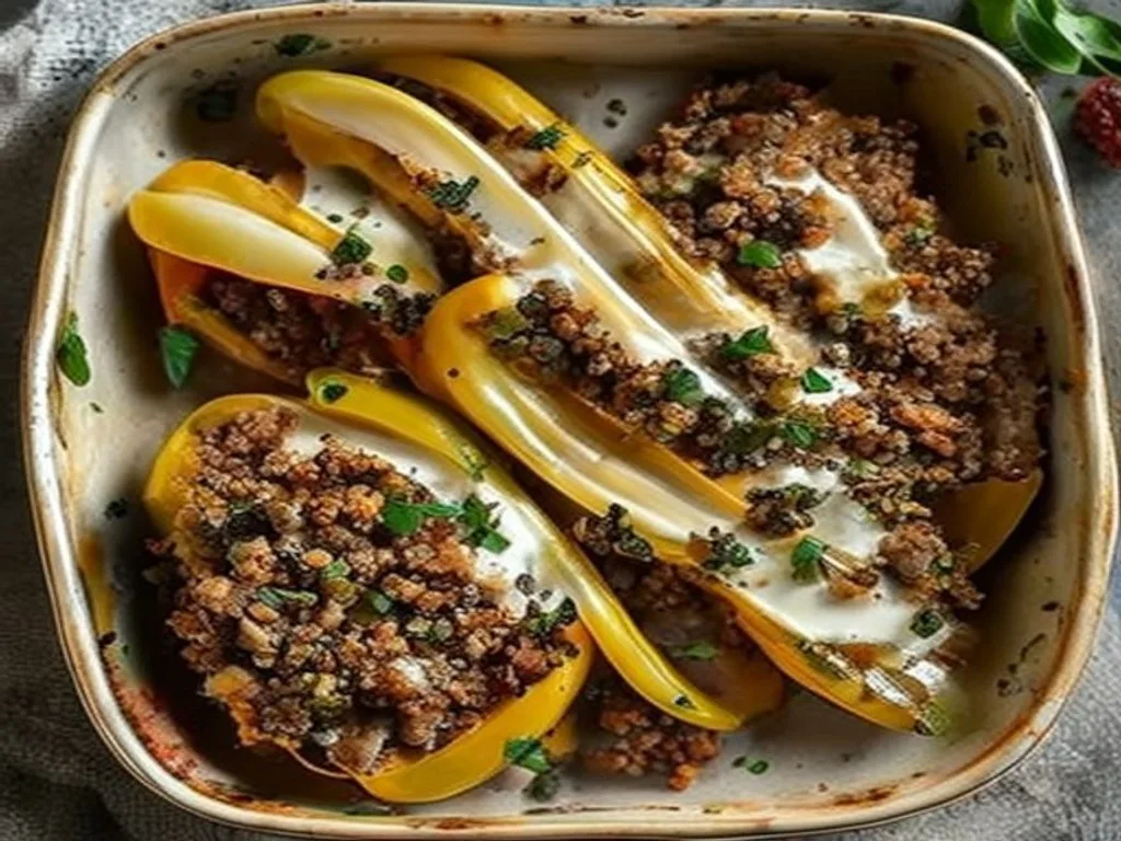 Turkey & Quinoa Stuffed Peppers