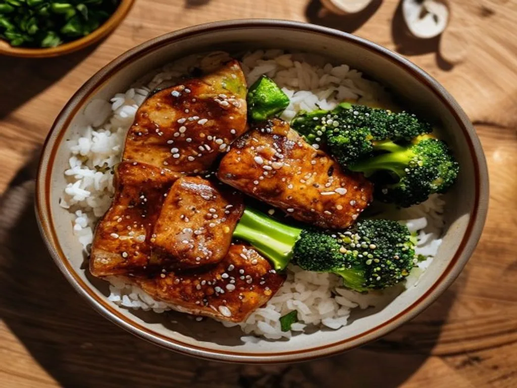 Teriyaki Chicken & Broccoli Rice Bowl