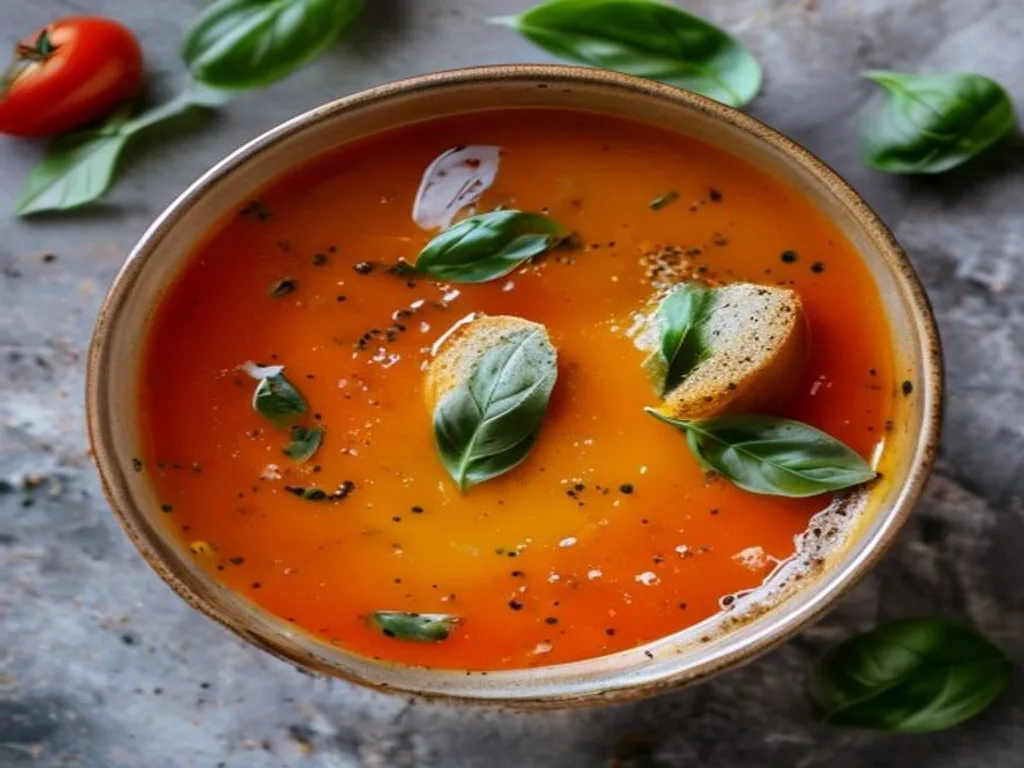 Tomato-Basil Bean Soup