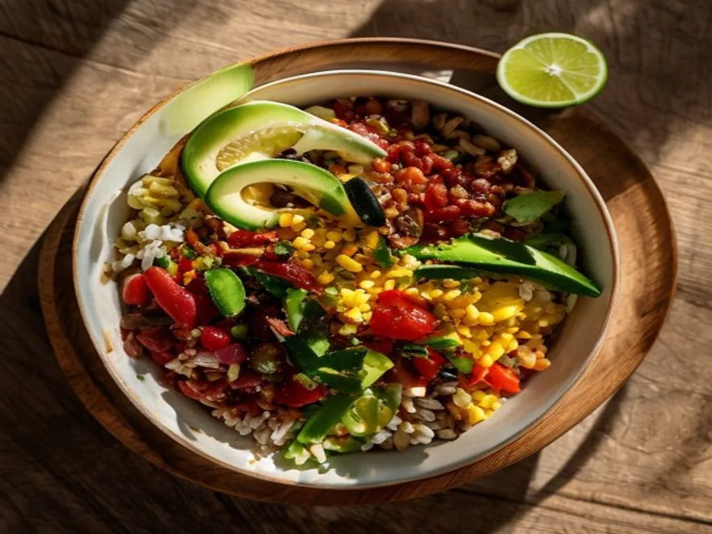 Turkey Burrito Rice Bowl